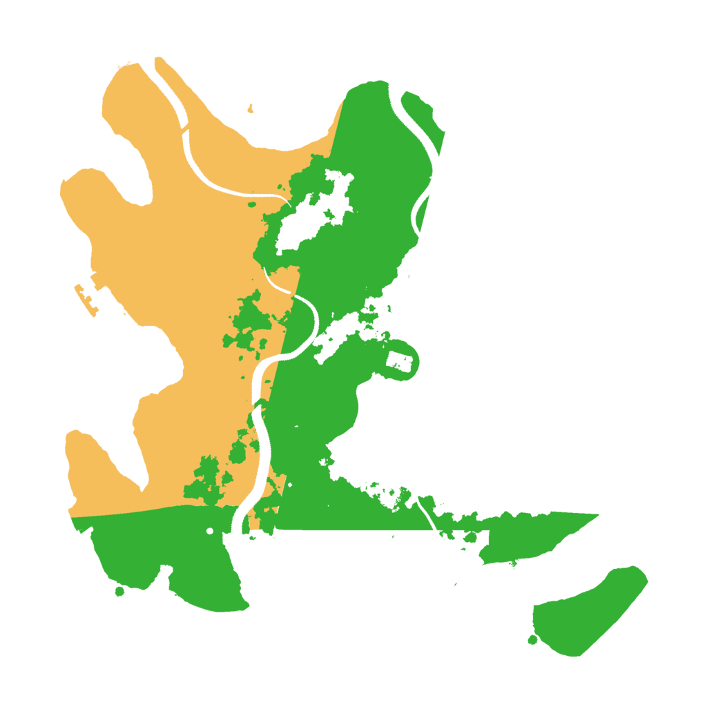 Biome Rust Map: Procedural Map, Size: 3000, Seed: 29337