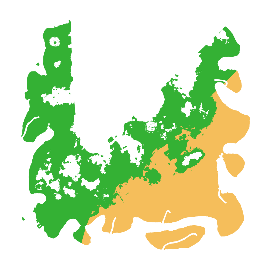 Biome Rust Map: Procedural Map, Size: 4000, Seed: 2079368178