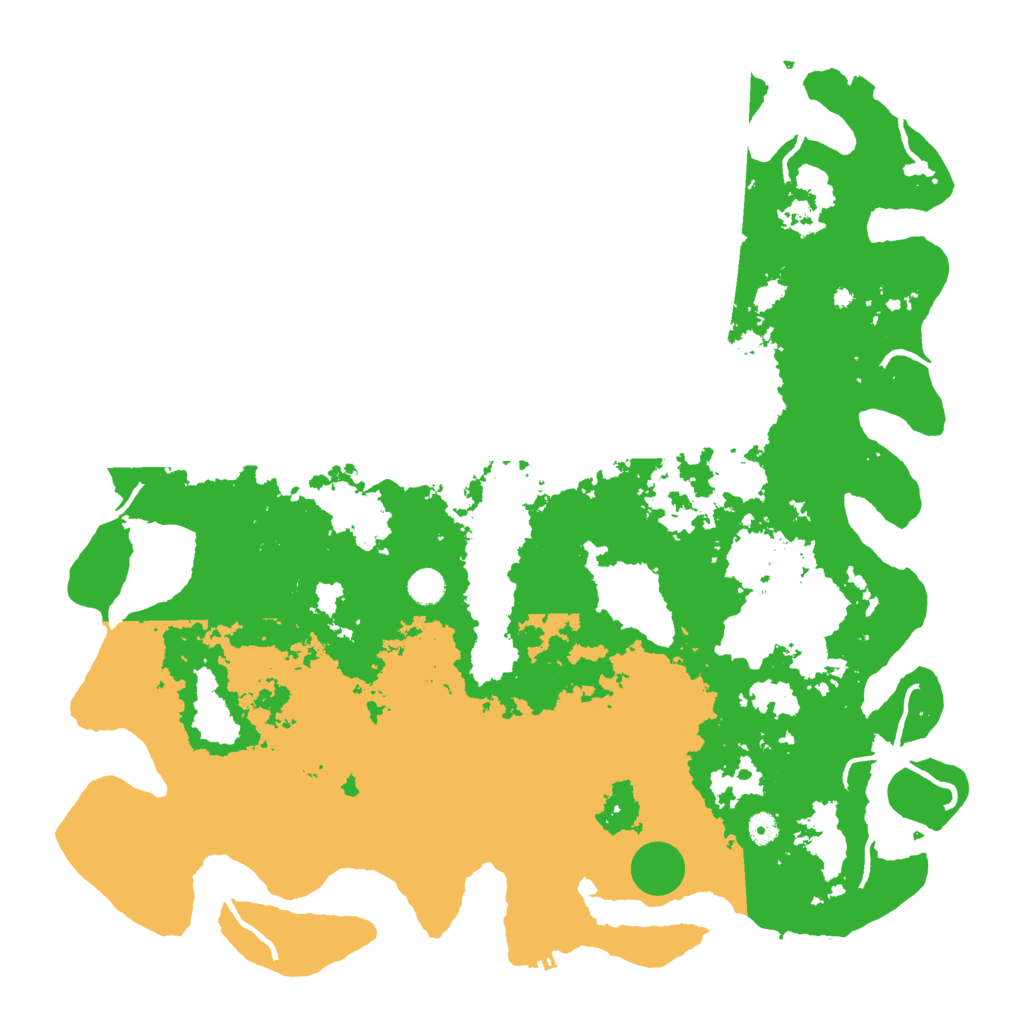 Biome Rust Map: Procedural Map, Size: 5000, Seed: 1434