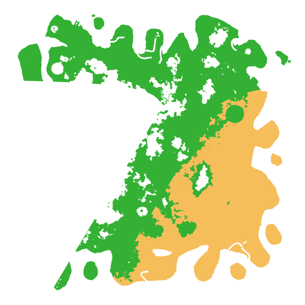 Biome Rust Map: Procedural Map, Size: 4500, Seed: 51959042