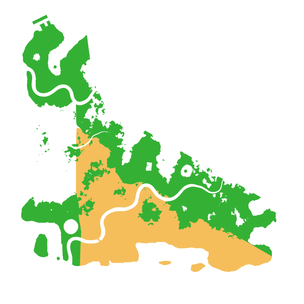 Biome Rust Map: Procedural Map, Size: 3850, Seed: 64643976
