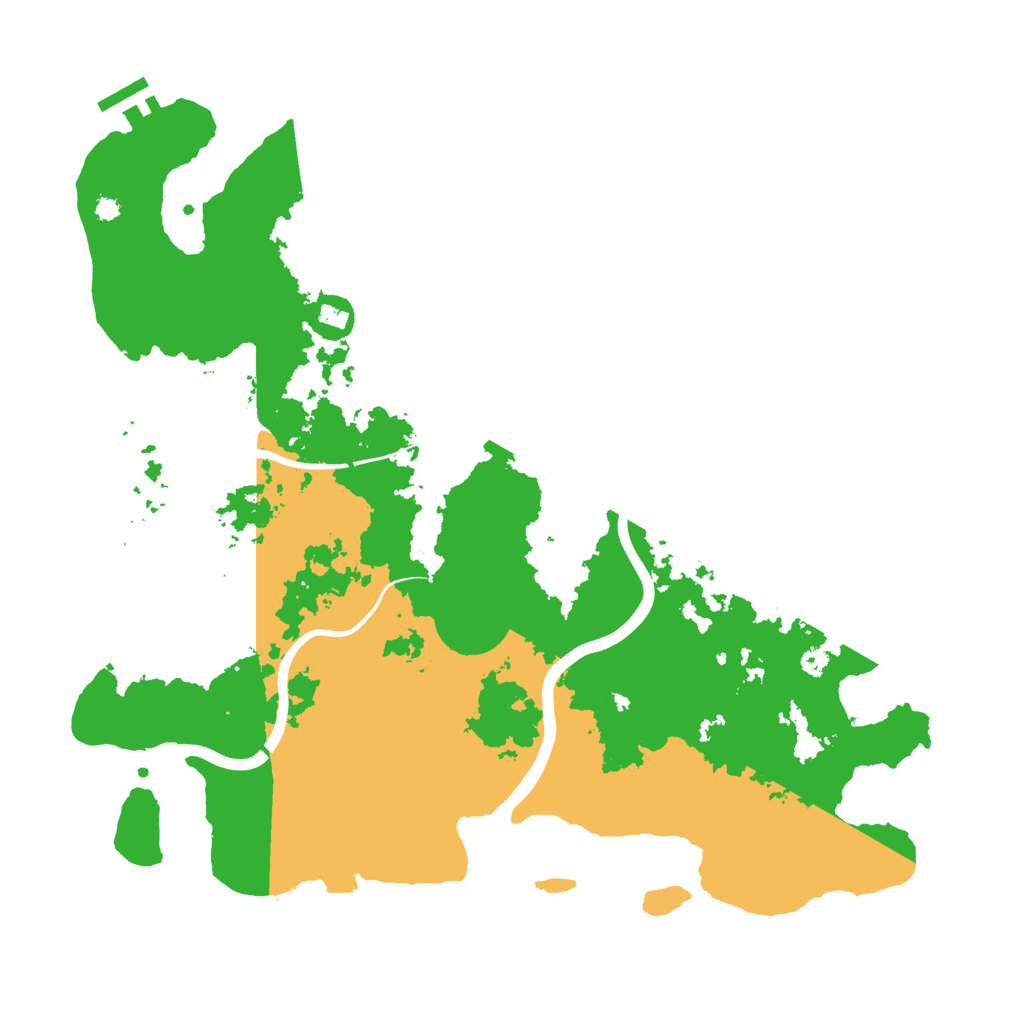 Biome Rust Map: Procedural Map, Size: 3850, Seed: 64643976