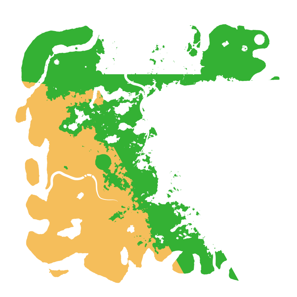 Biome Rust Map: Procedural Map, Size: 5000, Seed: 751254