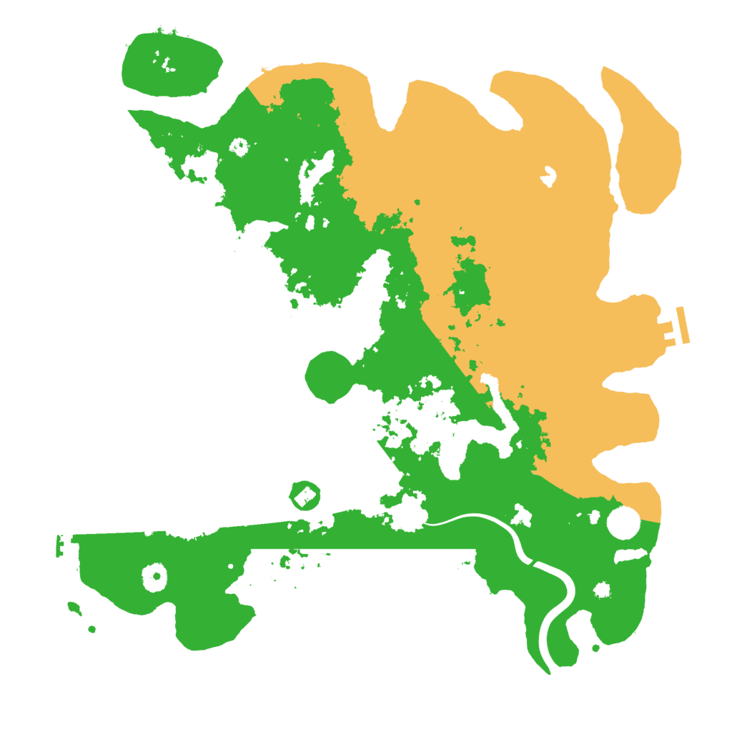 Biome Rust Map: Procedural Map, Size: 4000, Seed: 537238969