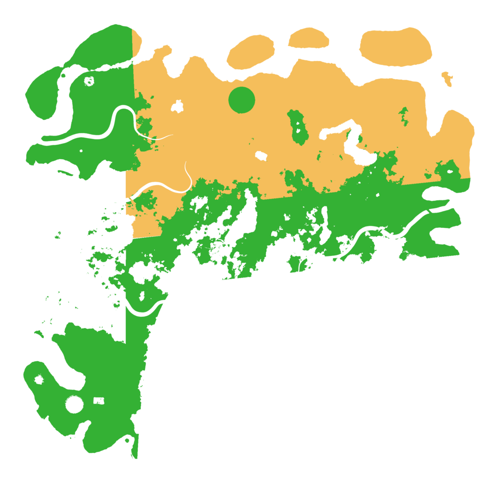 Biome Rust Map: Procedural Map, Size: 5000, Seed: 57541