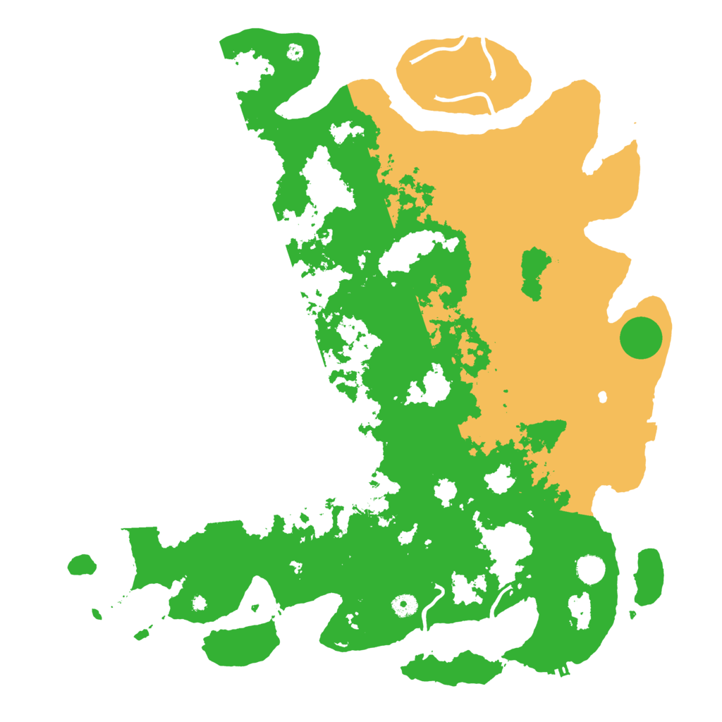 Biome Rust Map: Procedural Map, Size: 4500, Seed: 555271274