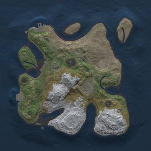 Thumbnail Rust Map: Procedural Map, Size: 2500, Seed: 2126289114, 9 Monuments