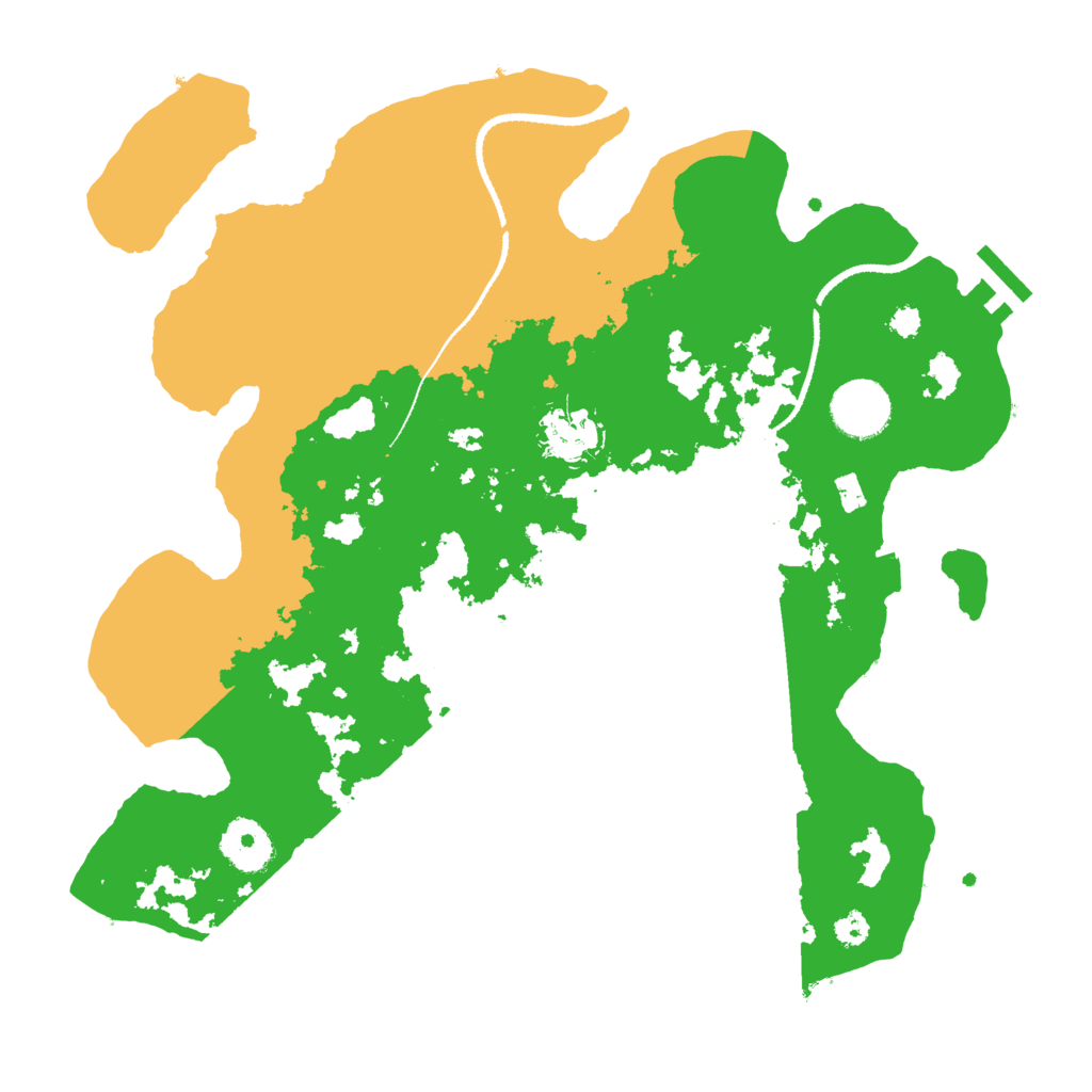 Biome Rust Map: Procedural Map, Size: 3250, Seed: 1052192682