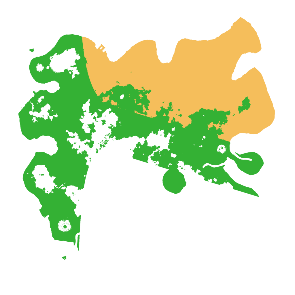 Biome Rust Map: Procedural Map, Size: 3500, Seed: 517640405