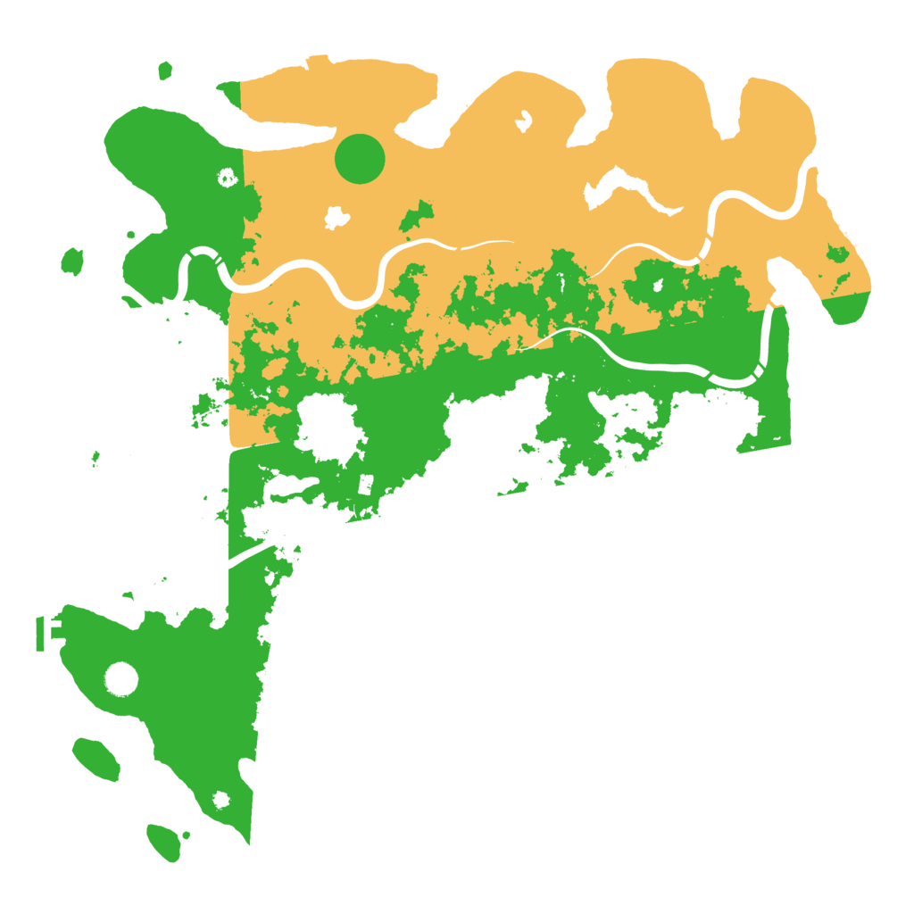 Biome Rust Map: Procedural Map, Size: 4800, Seed: 456778