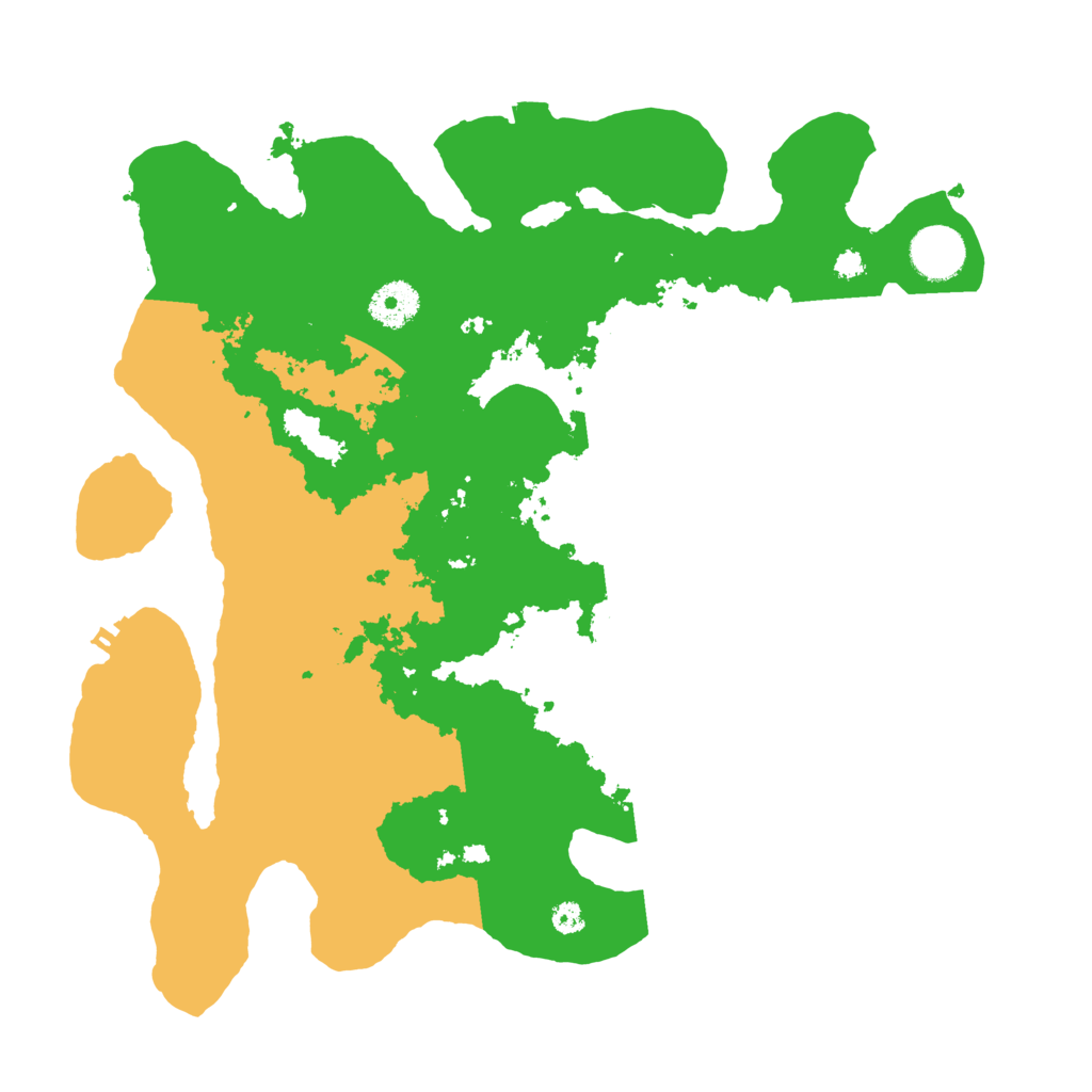 Biome Rust Map: Procedural Map, Size: 3500, Seed: 20524