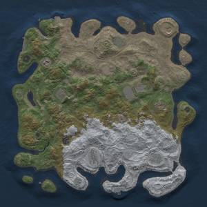 Thumbnail Rust Map: Procedural Map, Size: 4250, Seed: 1680680956, 19 Monuments