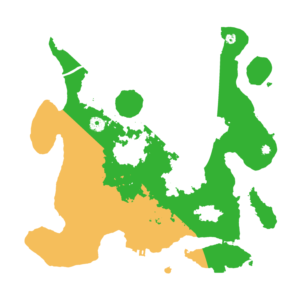 Biome Rust Map: Procedural Map, Size: 3000, Seed: 1316097495