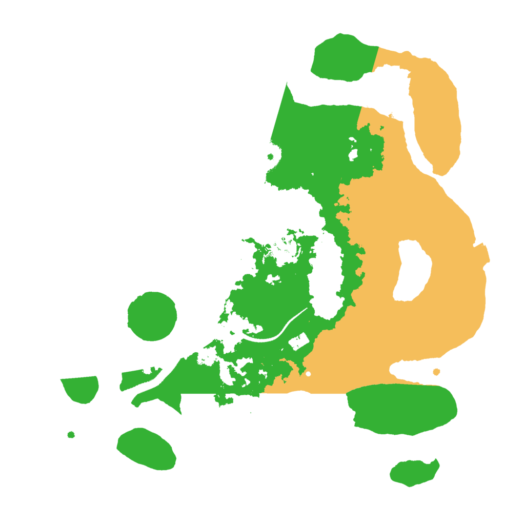 Biome Rust Map: Procedural Map, Size: 3000, Seed: 640950103