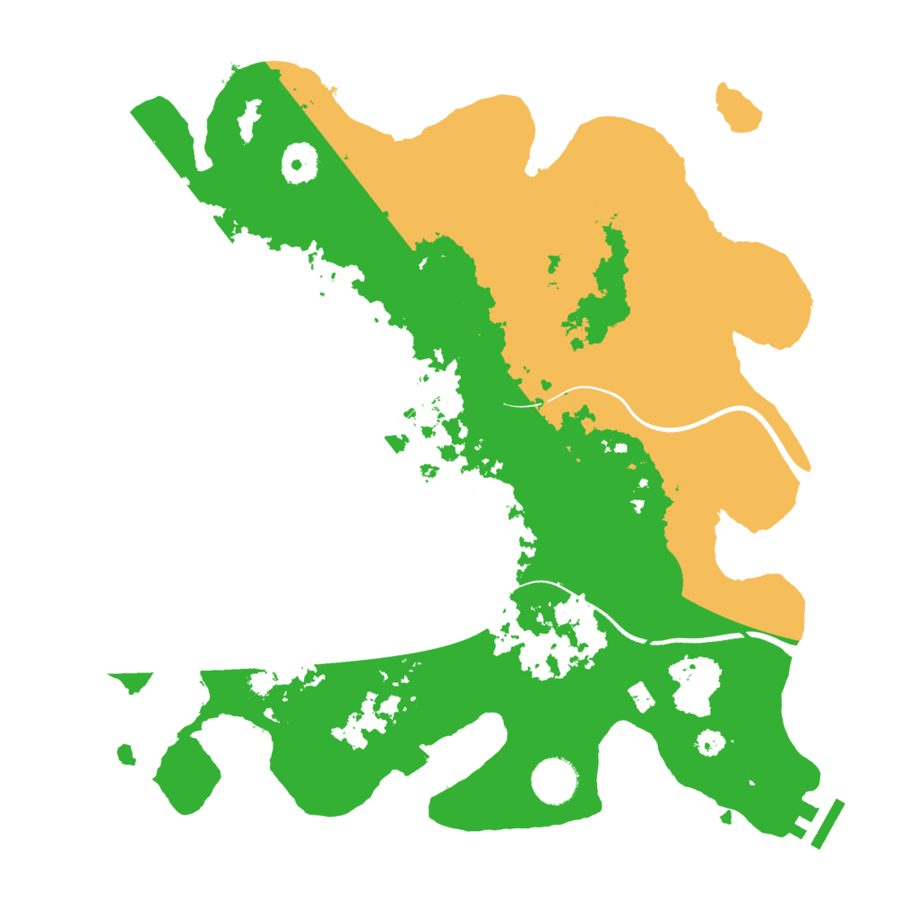 Biome Rust Map: Procedural Map, Size: 3500, Seed: 1040935640