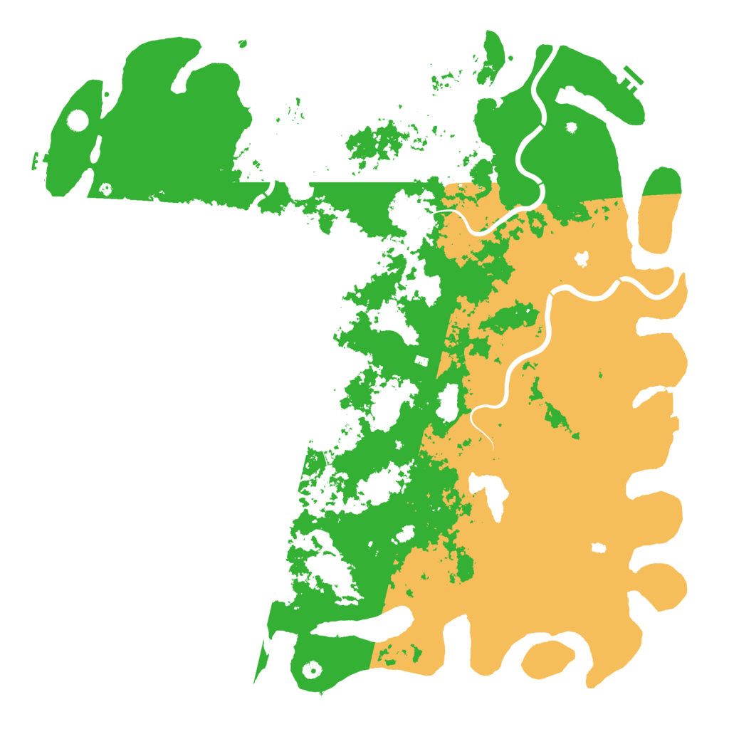 Biome Rust Map: Procedural Map, Size: 6000, Seed: 220995