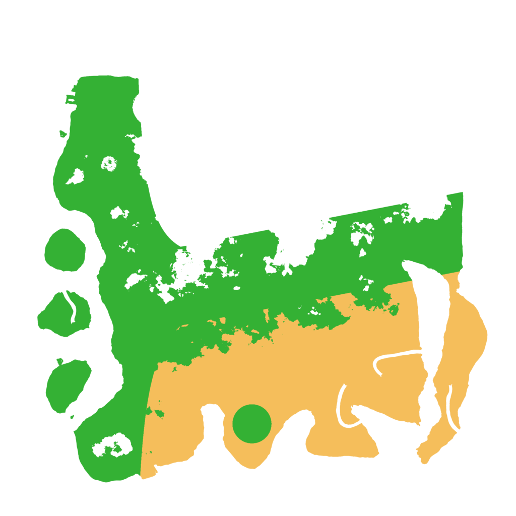 Biome Rust Map: Procedural Map, Size: 3500, Seed: 1137478561