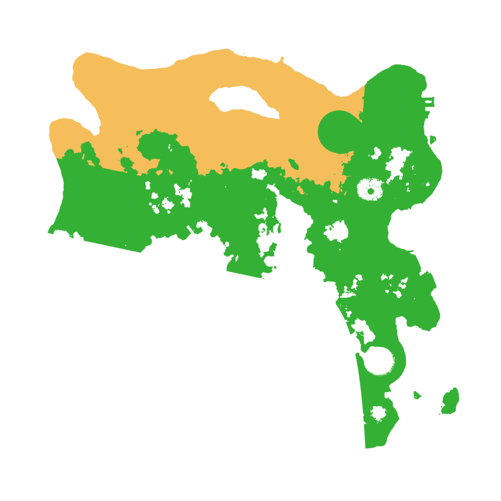 Biome Rust Map: Procedural Map, Size: 3100, Seed: 52623