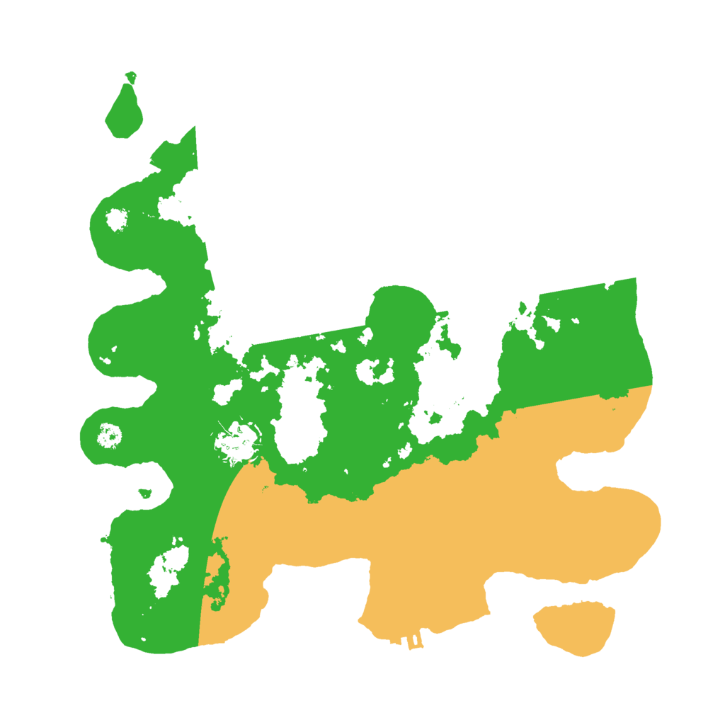 Biome Rust Map: Procedural Map, Size: 3000, Seed: 7219927