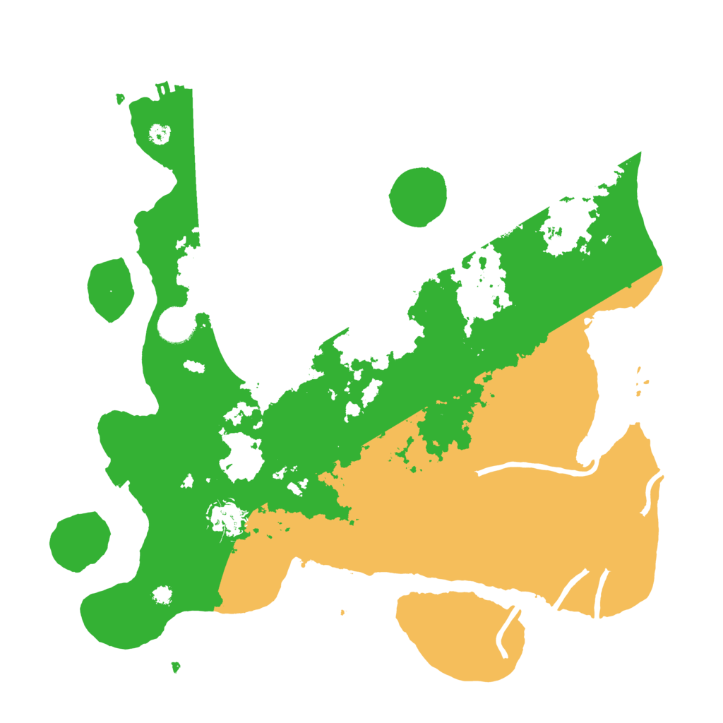 Biome Rust Map: Procedural Map, Size: 3500, Seed: 59289142