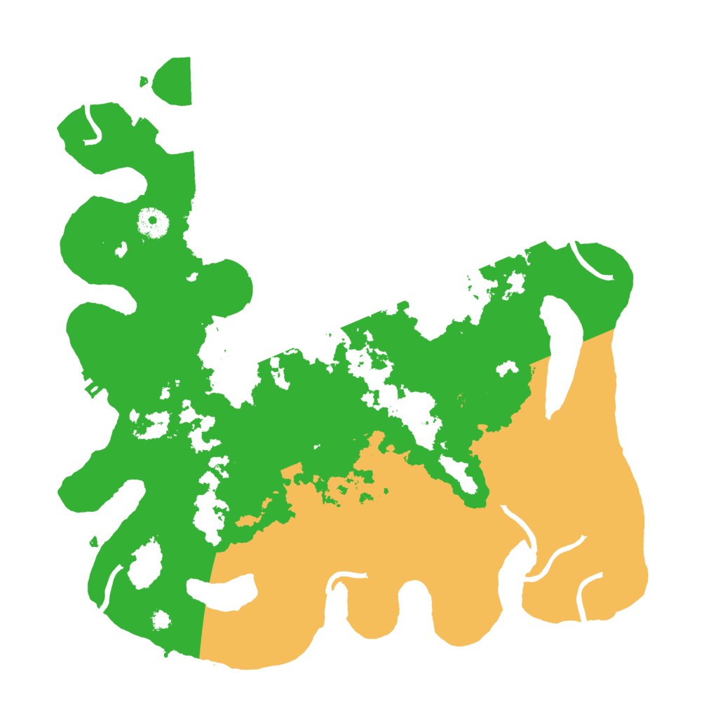 Biome Rust Map: Procedural Map, Size: 3500, Seed: 1390563234