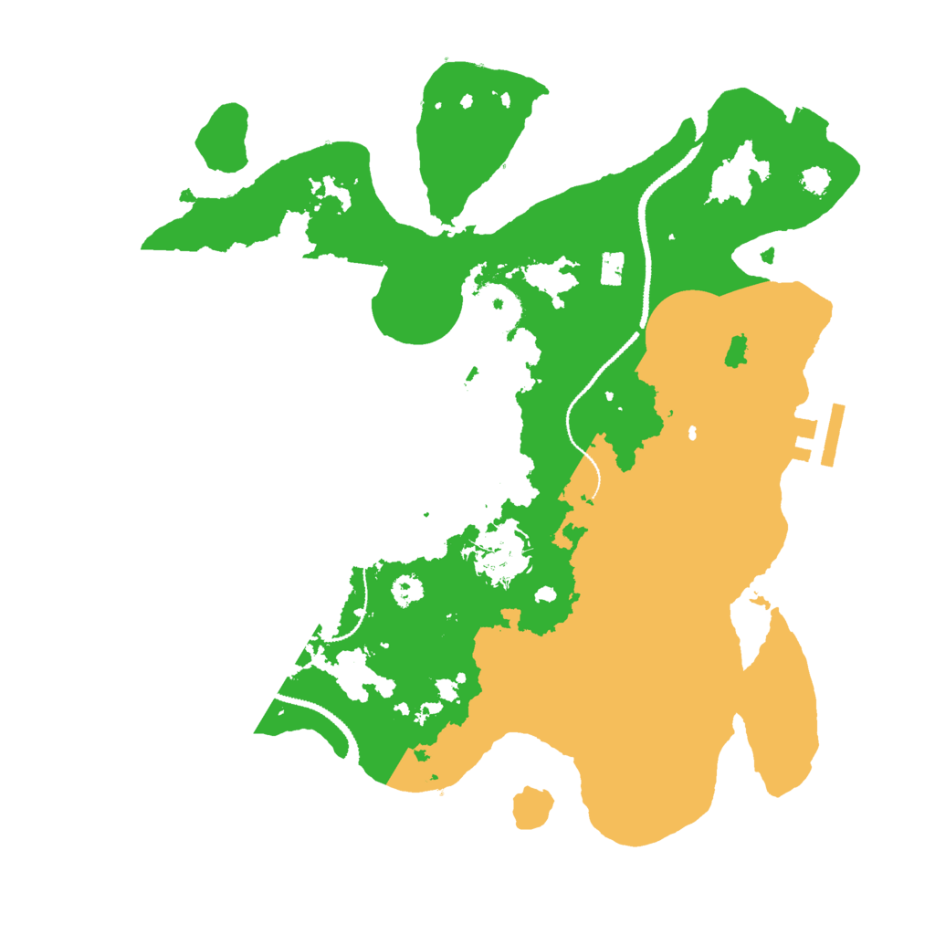 Biome Rust Map: Procedural Map, Size: 3000, Seed: 1300523635