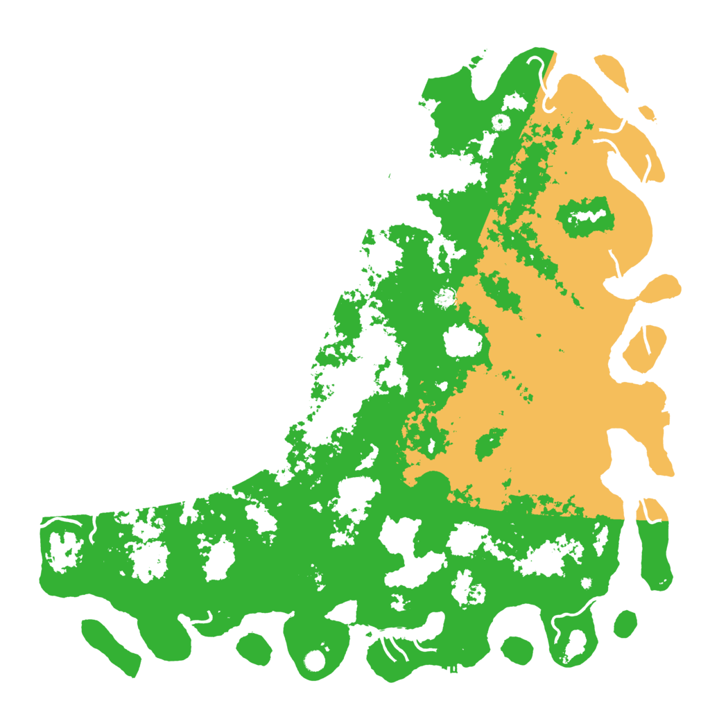 Biome Rust Map: Procedural Map, Size: 6000, Seed: 244125262