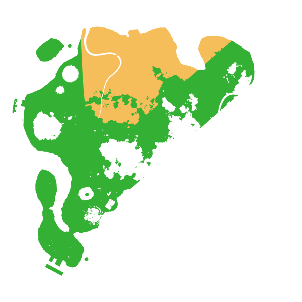 Biome Rust Map: Procedural Map, Size: 3250, Seed: 628596490