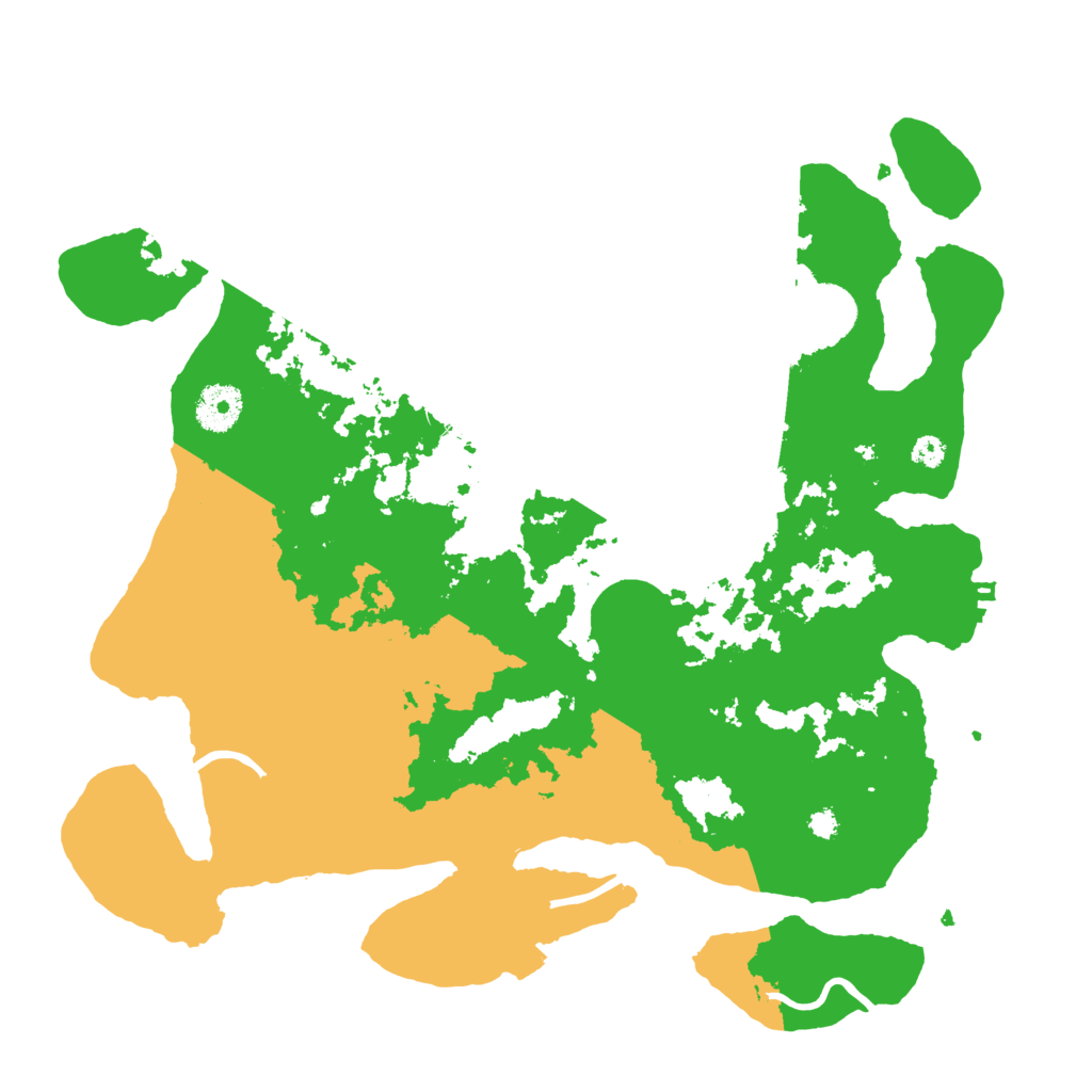 Biome Rust Map: Procedural Map, Size: 3500, Seed: 1957018275
