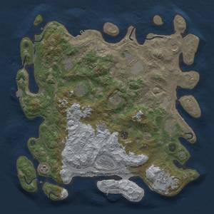 Thumbnail Rust Map: Procedural Map, Size: 4250, Seed: 1237591032, 19 Monuments