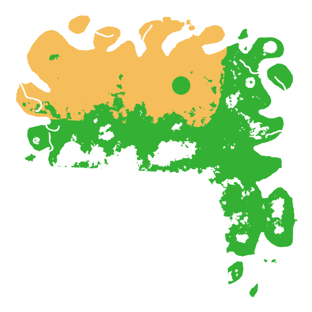 Biome Rust Map: Procedural Map, Size: 4500, Seed: 663557652