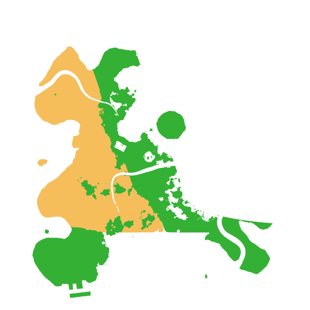 Biome Rust Map: Procedural Map, Size: 3000, Seed: 482928994