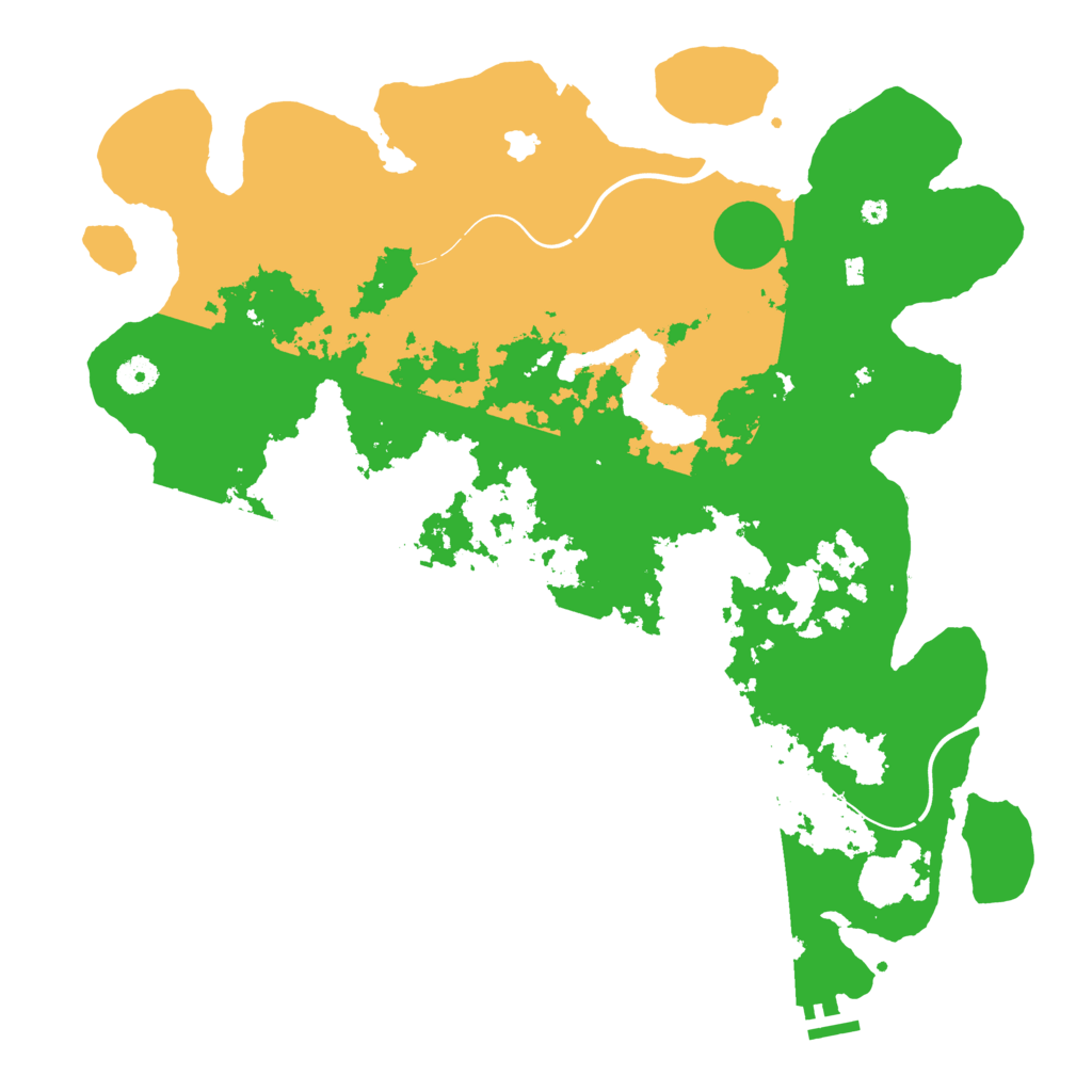 Biome Rust Map: Procedural Map, Size: 4250, Seed: 238780409