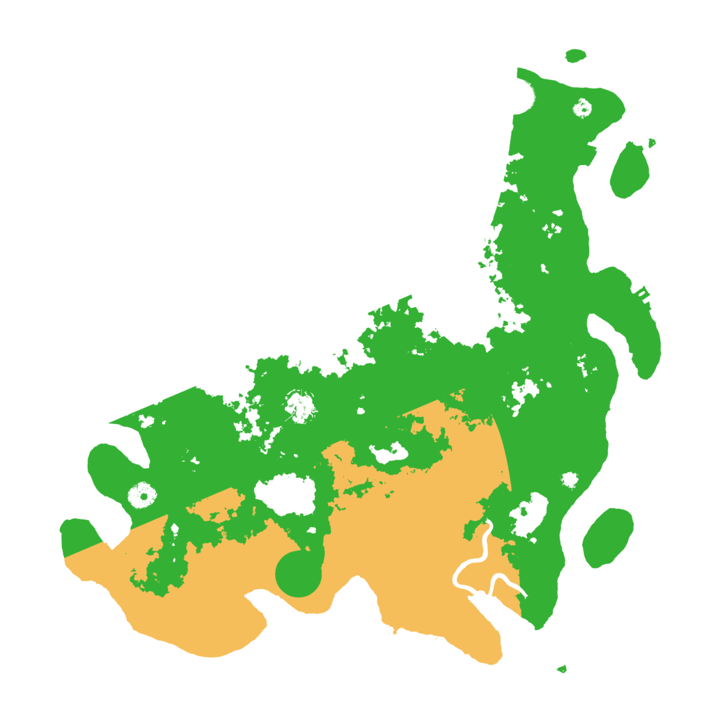 Biome Rust Map: Procedural Map, Size: 4050, Seed: 1267531698