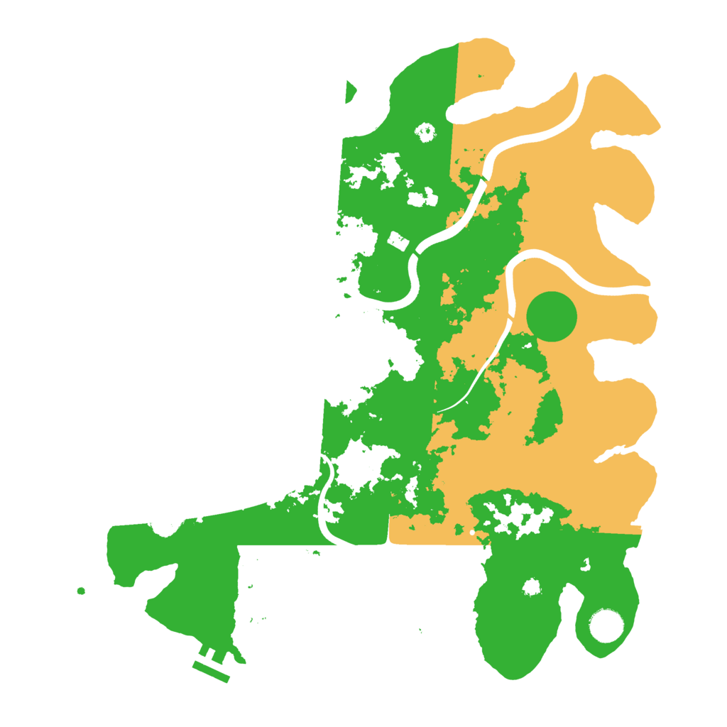 Biome Rust Map: Procedural Map, Size: 3800, Seed: 1163591267