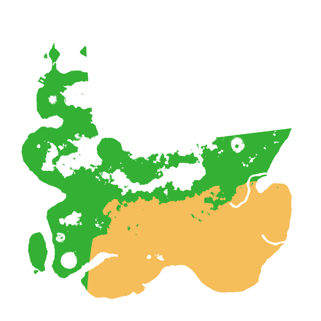 Biome Rust Map: Procedural Map, Size: 3500, Seed: 1340921528