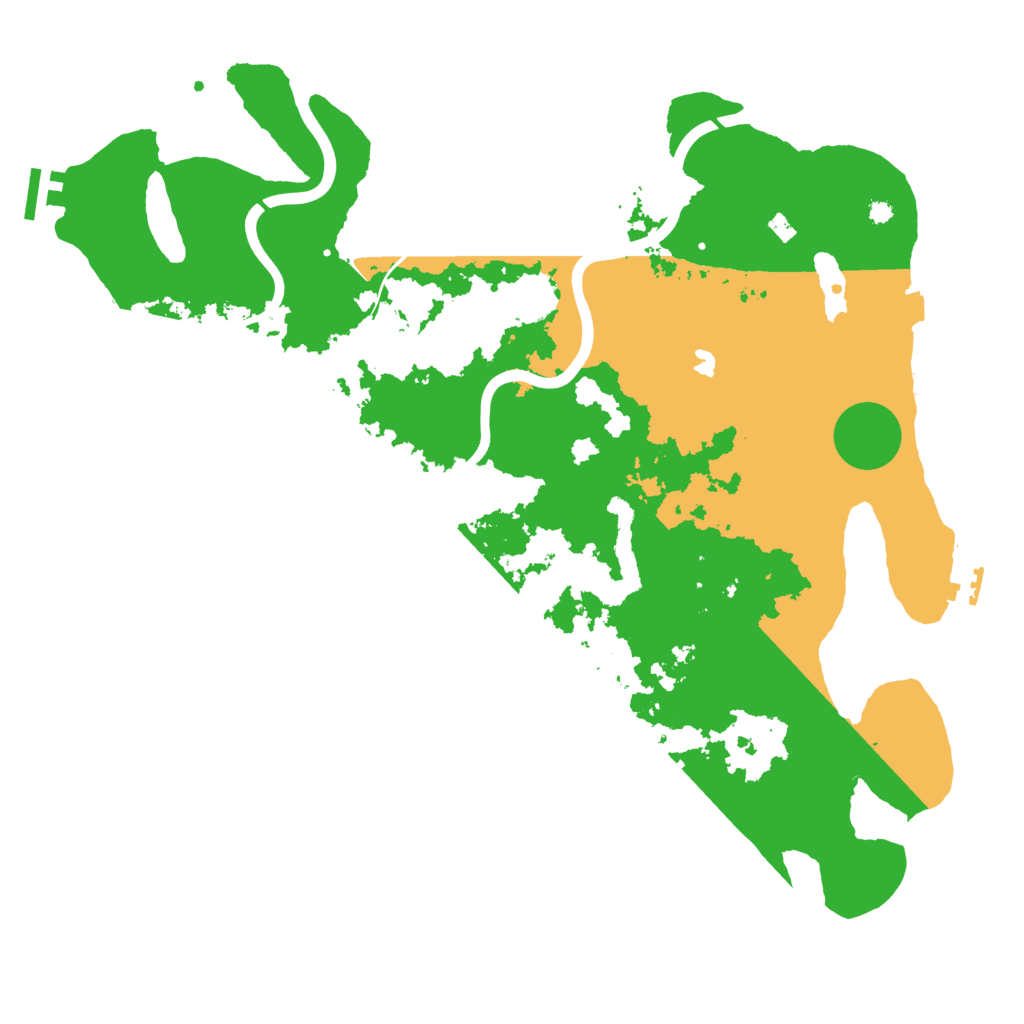 Biome Rust Map: Procedural Map, Size: 4000, Seed: 1245953020