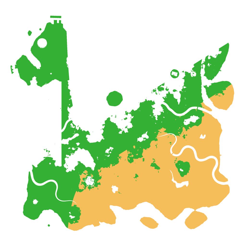 Biome Rust Map: Procedural Map, Size: 4500, Seed: 1566077464