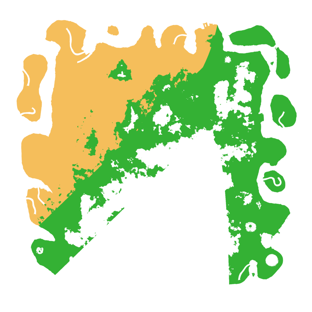 Biome Rust Map: Procedural Map, Size: 4500, Seed: 198354549