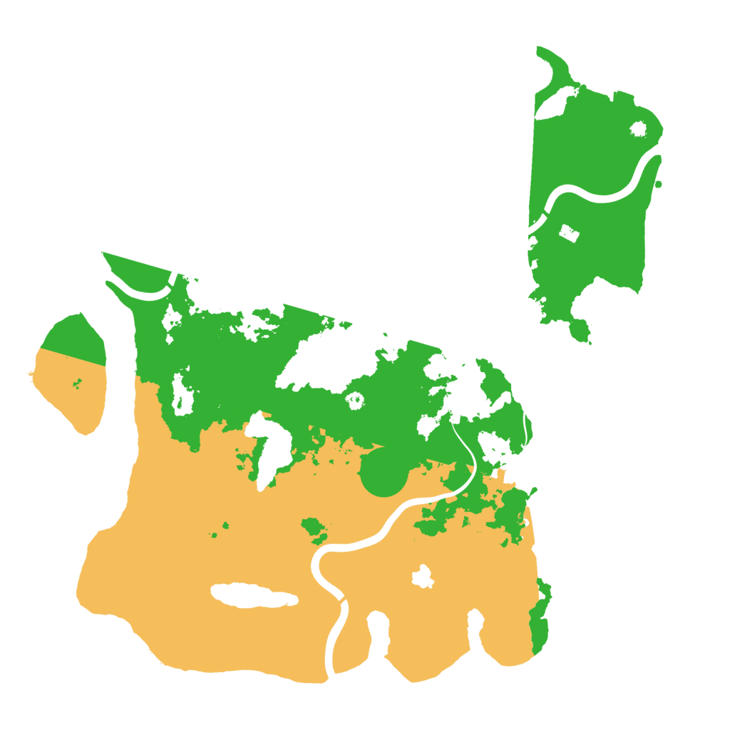 Biome Rust Map: Procedural Map, Size: 4096, Seed: 877235877