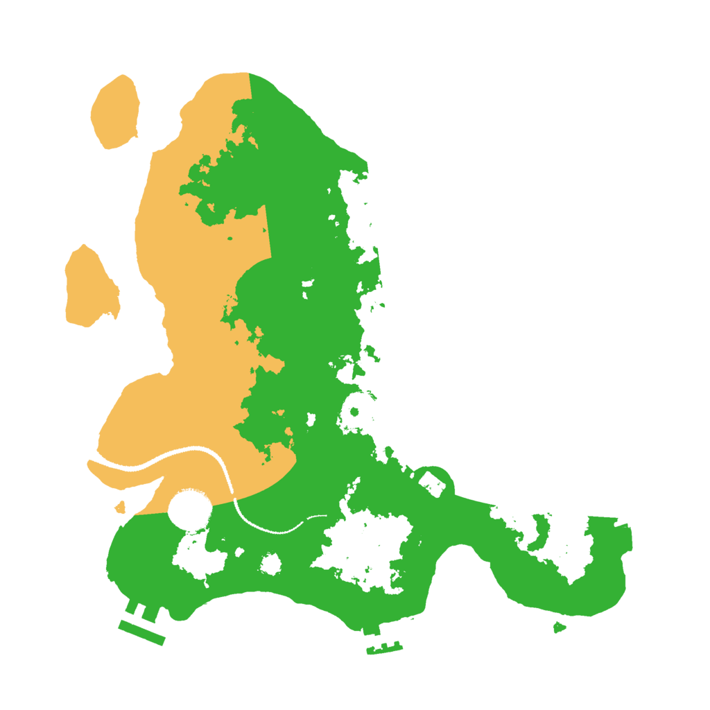 Biome Rust Map: Procedural Map, Size: 3000, Seed: 1027181555