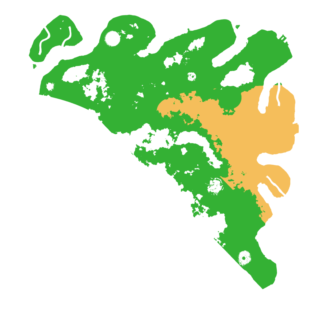 Biome Rust Map: Procedural Map, Size: 3700, Seed: 784111620