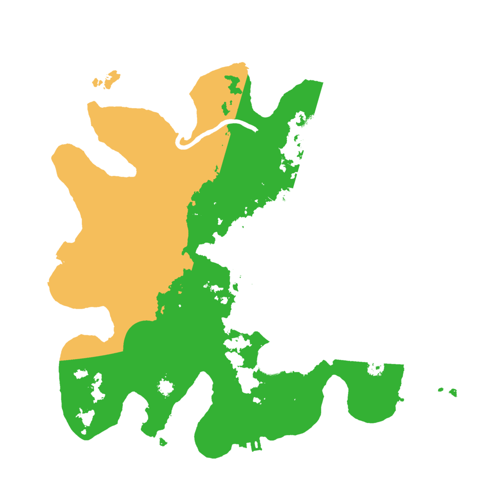 Biome Rust Map: Procedural Map, Size: 3000, Seed: 94402137