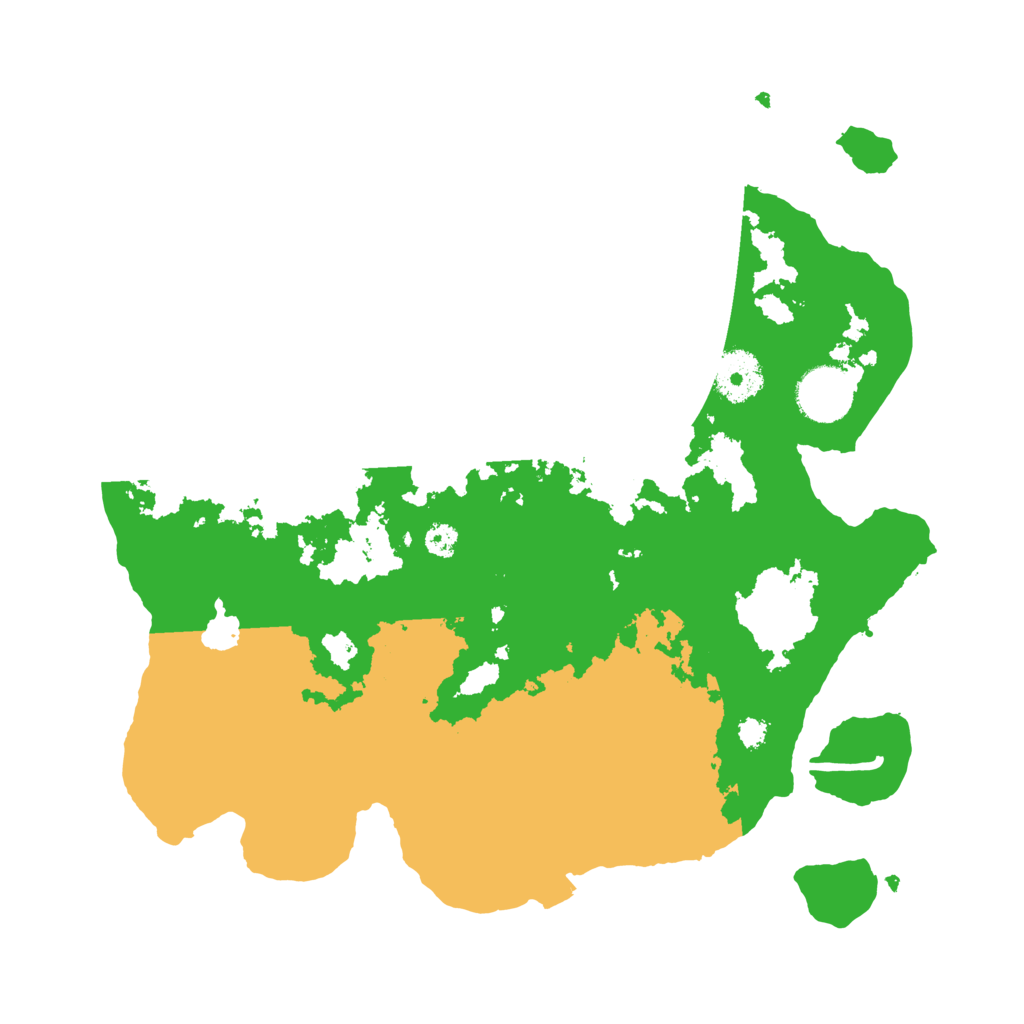 Biome Rust Map: Procedural Map, Size: 3200, Seed: 258743339