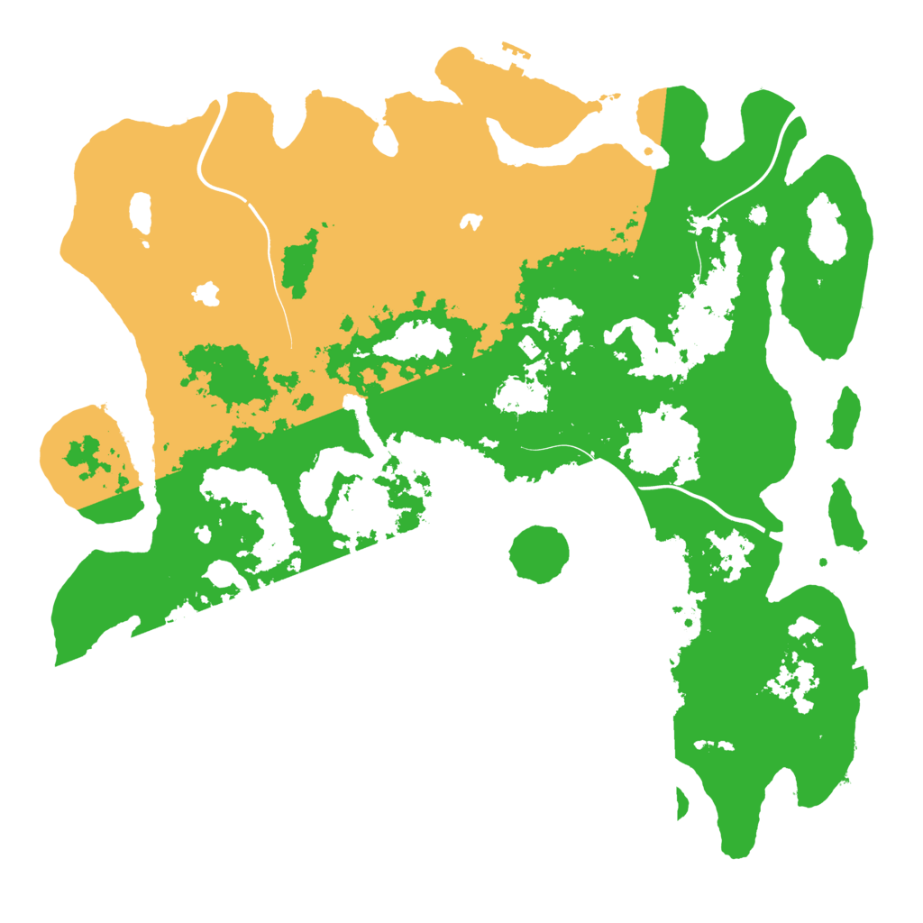 Biome Rust Map: Procedural Map, Size: 4500, Seed: 356444