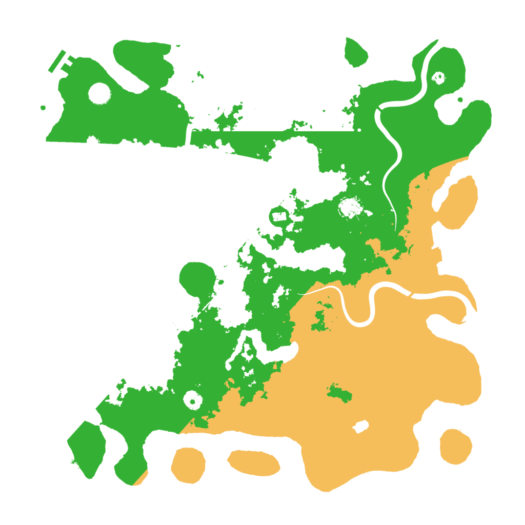 Biome Rust Map: Procedural Map, Size: 4200, Seed: 3486489