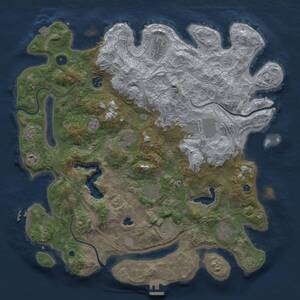 Thumbnail Rust Map: Procedural Map, Size: 4250, Seed: 893929989, 15 Monuments