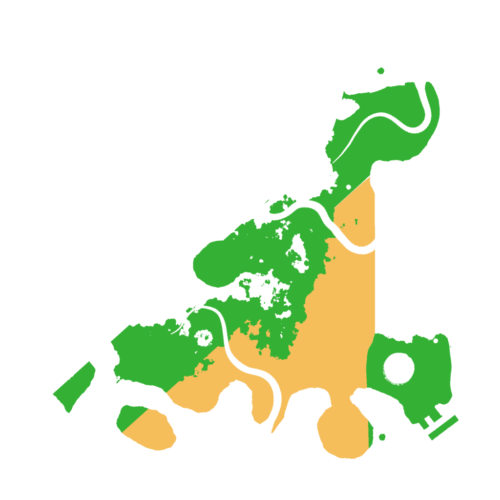 Biome Rust Map: Procedural Map, Size: 3000, Seed: 767998276