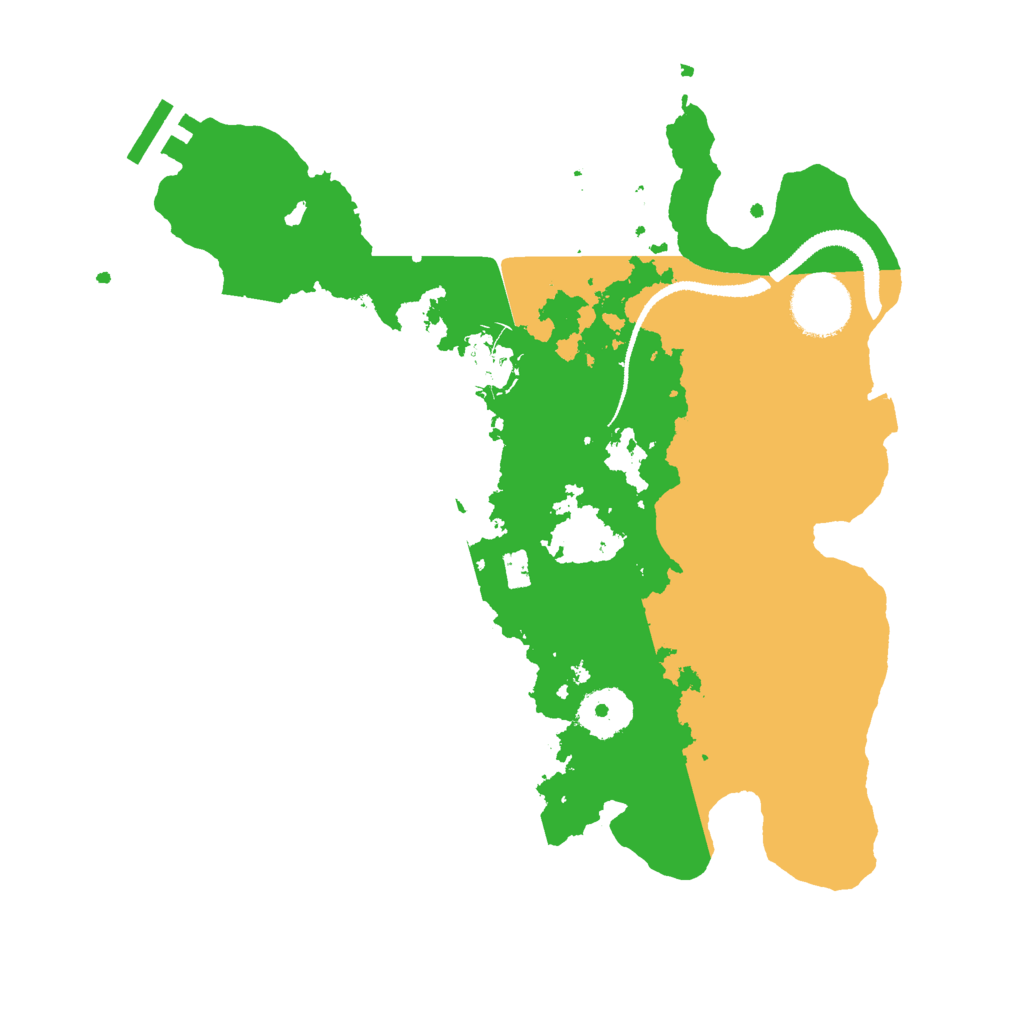 Biome Rust Map: Procedural Map, Size: 3000, Seed: 1565798668