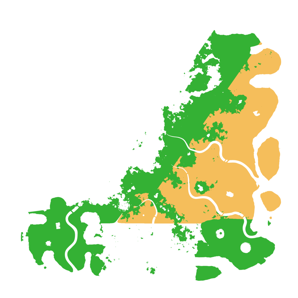 Biome Rust Map: Procedural Map, Size: 5000, Seed: 903442453